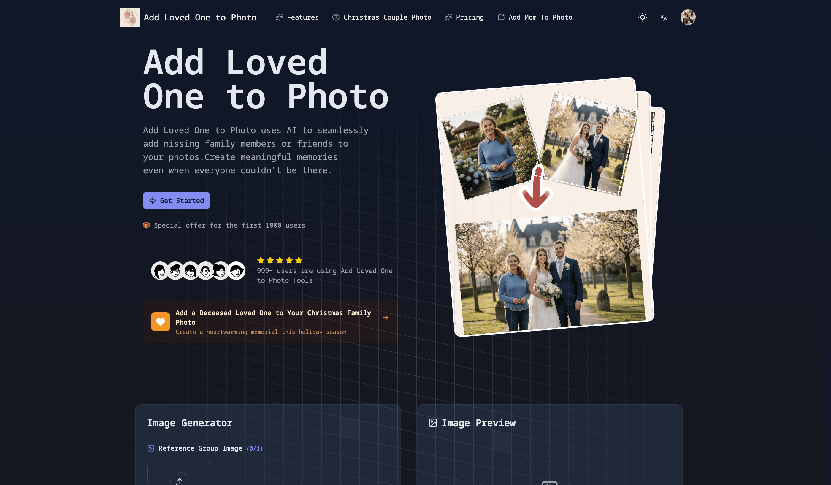 Add Loved One to Photo