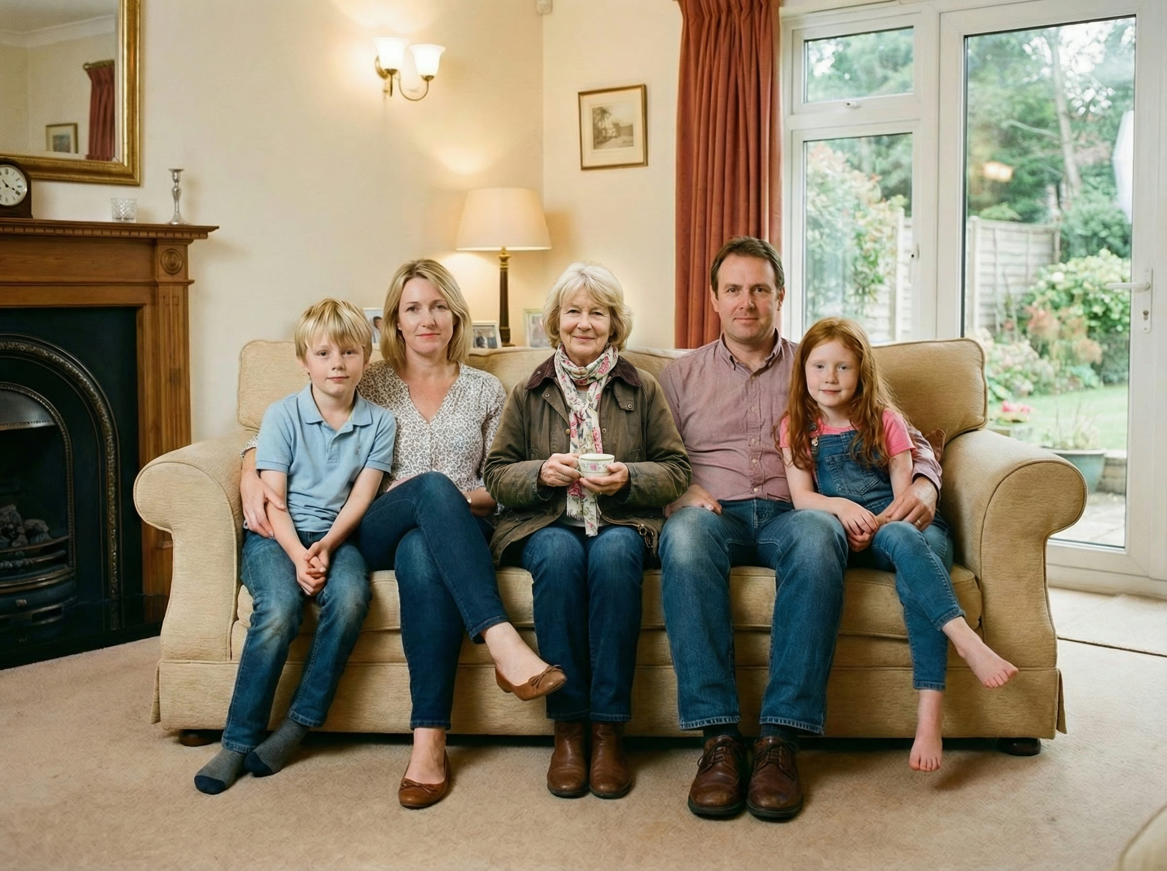 Completed scene example showing consistent lighting, natural spacing, and believable depth in the final photo