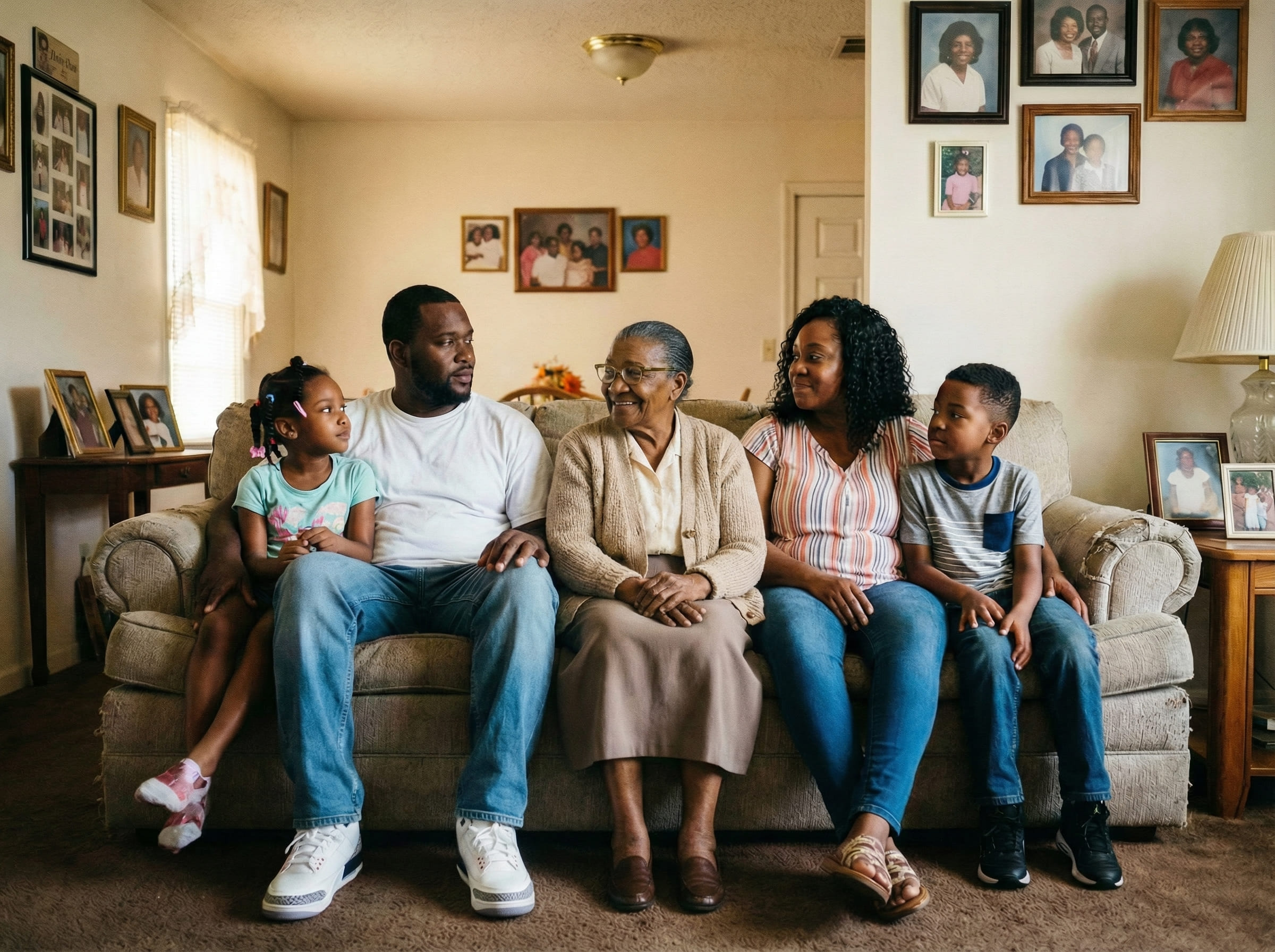 Completed milestone celebration scene showing matched scale and consistent color temperature