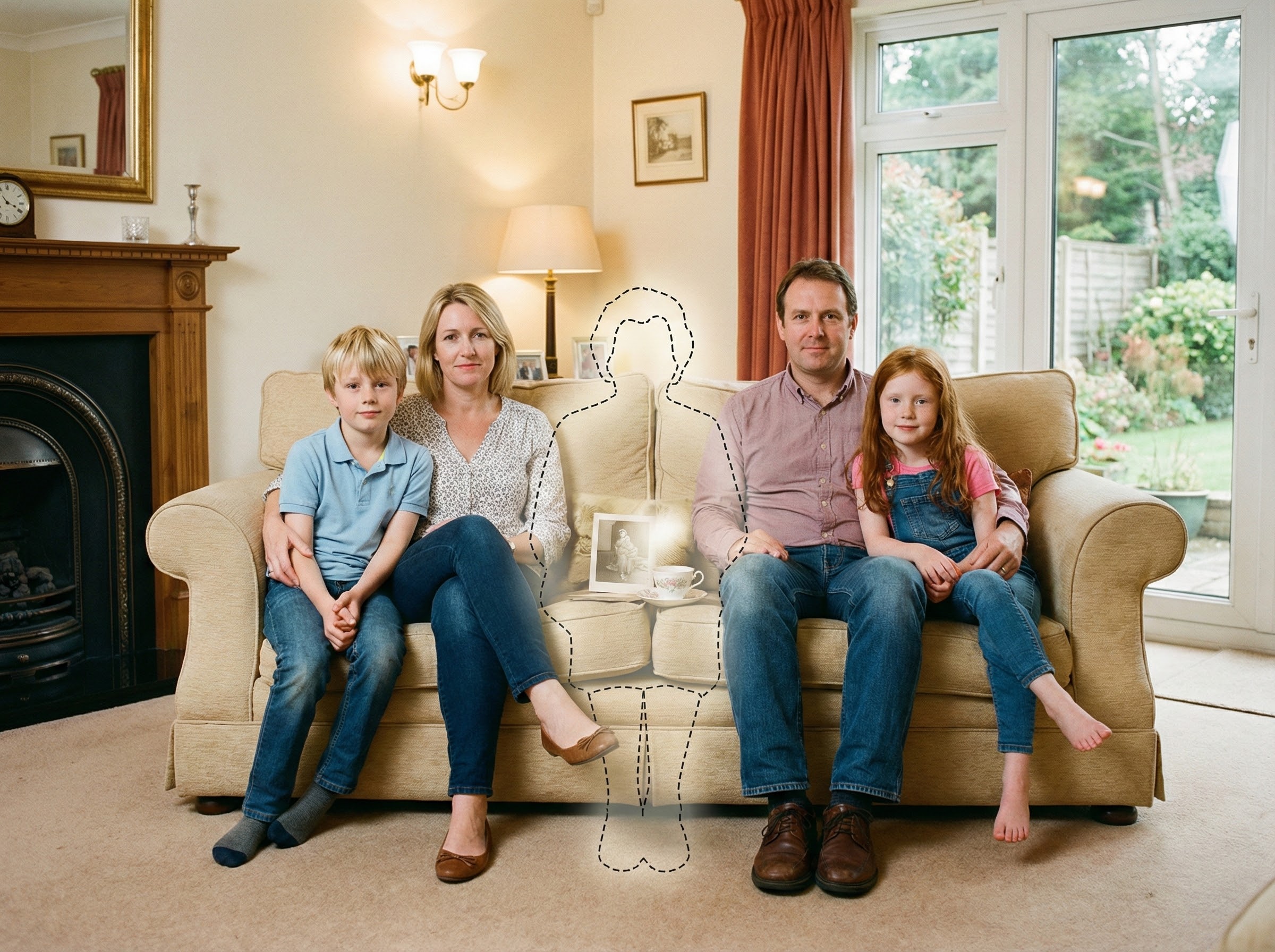 Original scene used to explain camera angle, lighting, and available space before completing the photo