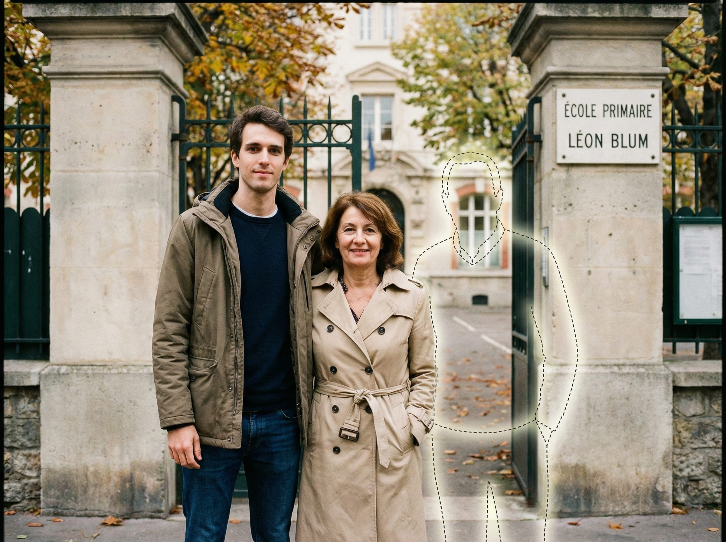 Same scene context image showing hair and shoulder edges in the original capture